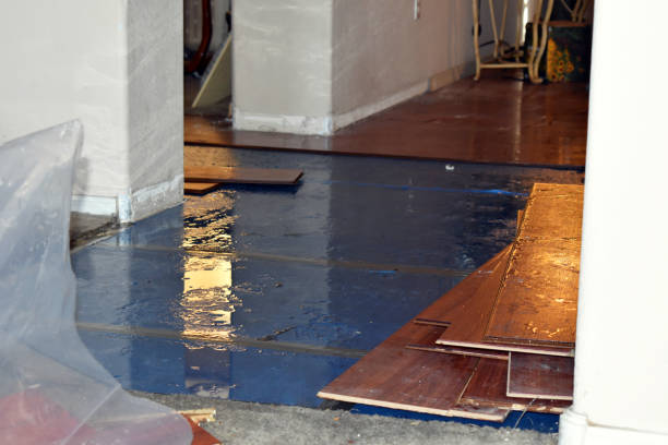 Professional Water Damage Restoration technician working in Lemoore, CA